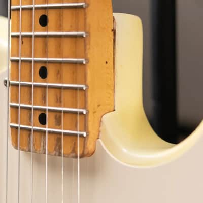Fender 1956 Esquire Electric Guitar - Refinished Yellow with Hardshell Case - Used image 15