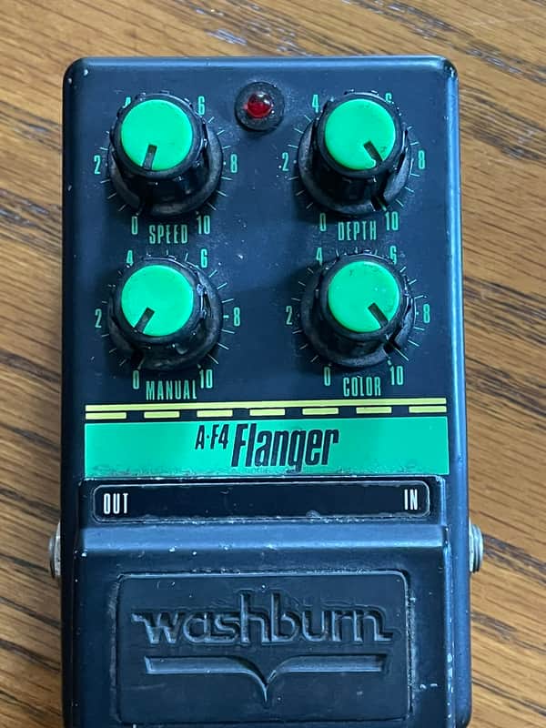 Washburn A-F4 Analog Flanger Rare Vintage Guitar Effect Pedal MIJ Japan image 1