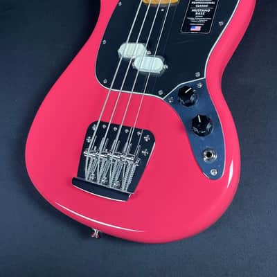 Fender American Professional Classic Mustang Bass - Faded Dakota Red image 1