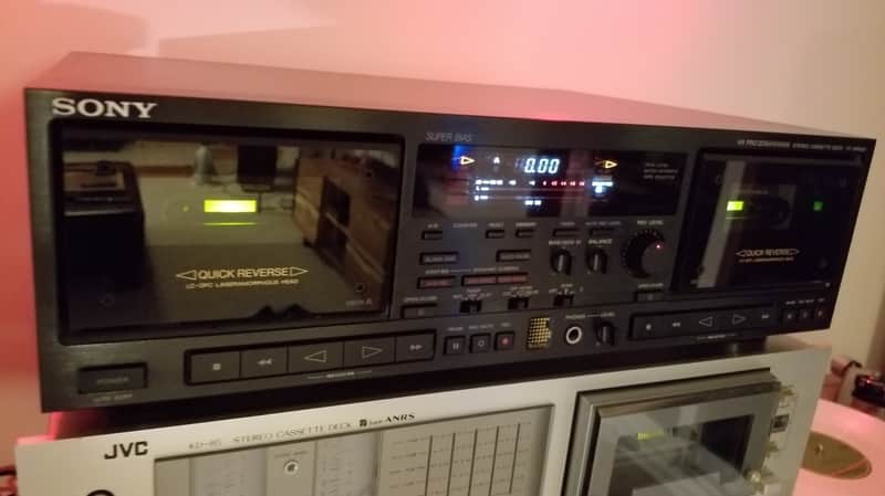 Sony TC-WR820 Double Cassette Deck With Auto Reverse And Record On
