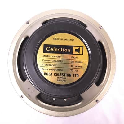 Celestion 4 x G12H30 Blackbacks Vintage 1977 Kurt Mueller Cones image 9