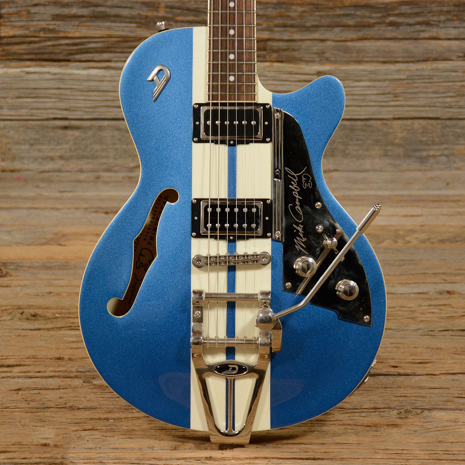 Duesenberg Mike Campbell Heartbreaker Lake Placid Blue | Reverb