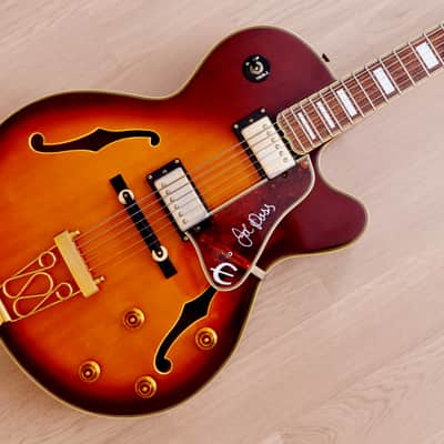 1995 Epiphone Emperor II Joe Pass Archtop Electric Guitar w/ Case, Korea Samick image 1
