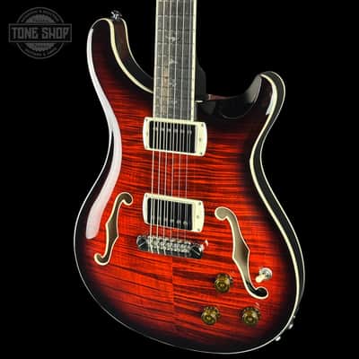 Used PRS SE Hollowbody II Piezo Orange Tiger w/bag TSU25368 image 3
