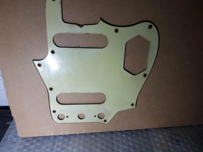 1963 FENDER JAGUAR USA PICKGUARD MINT GREEN for CUSTOM COLOUR BODIES image 1