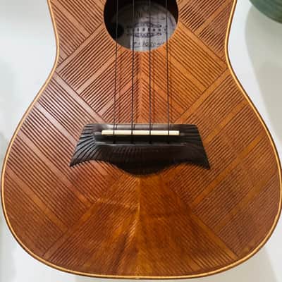 Blueberry Handmade Tenor Ukulele Lotus Flower Built to Order image 7