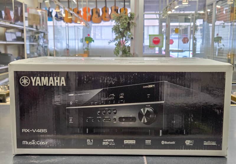 Yamaha RX-V485 WiFi Bluetooth HDMI 5.1 Channel 260 Watt Audio/Video AV Receiver