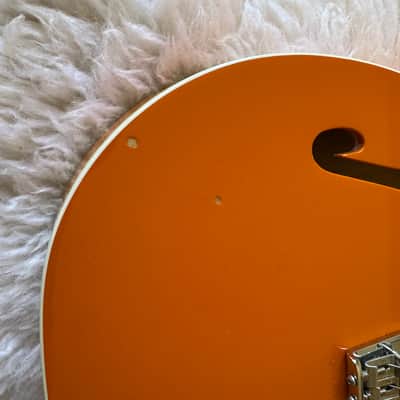 Fender Limited Edition Parallel Universe Series Deluxe Thinline Super Telecaster 2018 - Orange image 13