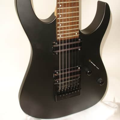VGS VSM-120 Soulmaster Select VSM-120-7 7-String Electric Guitar with Evertune, Black Satin Matte image 2