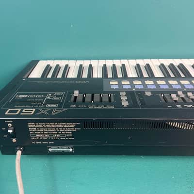 Akai AX60 AX-60 synthesizer 1980s - Black image 10