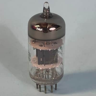 Vintage Philips ECH JAN 12AT7WC ECC81 Halo Getter Tube! T204 image 3