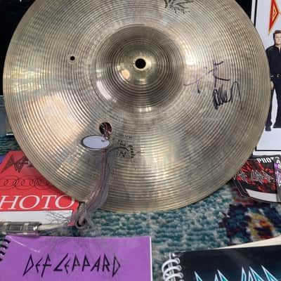 Zildjian - Rick Allen's Def Leppard, 13" New Beat Hi Hat Bottom Trigger (RA #4003) SIGNED!! image 6