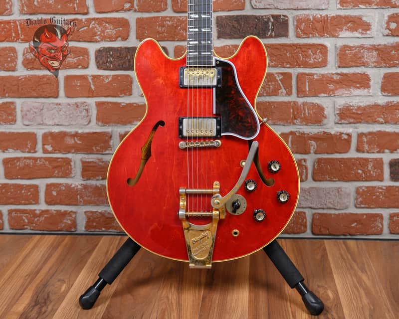 Gibson ES-345TD Custom Cherry 1964 w/OHSC (Headstock Repair) image 1