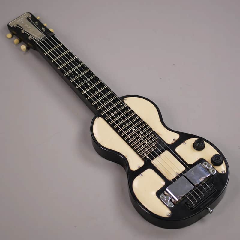 1940s Rickenbacker Electro B6 Panda Lapsteel Black