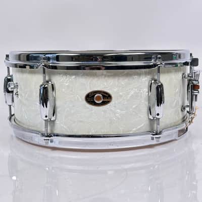 Slingerland 5.5x14" 50's Deluxe Student Model 1-Ply Snare Drum - White Marine Pearl image 2