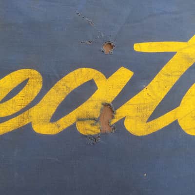 Vintage Circa 1940's Philco Radio "Greatest Year" Trade Show Flag Banner! image 4