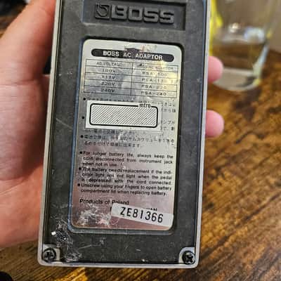 Boss FZ-2 Hyper Fuzz (Silver Label) 1993 - 1997 - Silver image 4