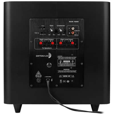 Dayton Audio - SUB-1000 - 10" 100 Watt Powered Subwoofer image 2