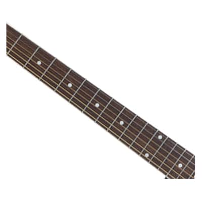 Washburn WA90CEVSB Vintage Series Dreadnought A/E Vintate Sunburst - Open Box image 3