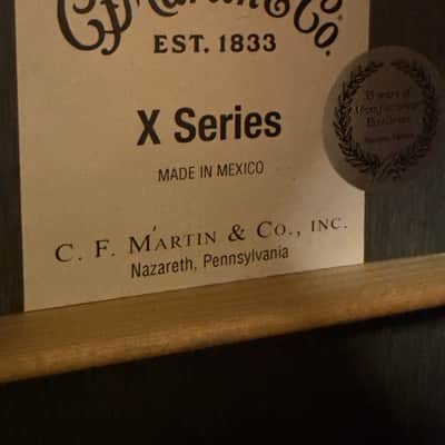 Martin X-Series 2022 000-X2E Brazilian Acoustic-electric Guitar - Natural (Store Demo) image 14