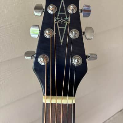 Alvarez Fusion Acoustic-Electric Guitar 2010s - Blue Burst image 5
