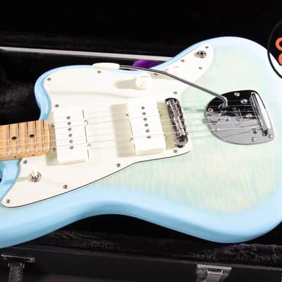 2024 Fender MIJ Hybrid II Jazzmaster FMT Flame Celeste Blue w/ HSC Japan image 3