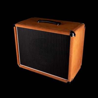 Pre-Owned  '22 Amplified Nation Bombshell 50-Watt Guitar Amp Head And 112 15-ohm 65-watt Matching Cab - Golden Brown Suede Owned by Ben Harper image 12
