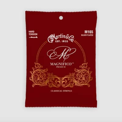 Martin M265 Classical Magnifico Premium Guitar Strings Normal Tension Silver Plated image 1