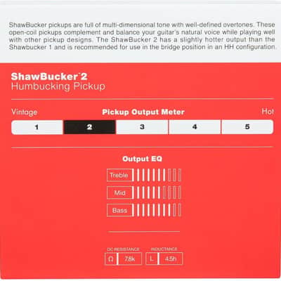 Genuine Fender ShawBucker 2 Humbucking Guitar Pickup - ZEBRA, Bridge or Neck image 12
