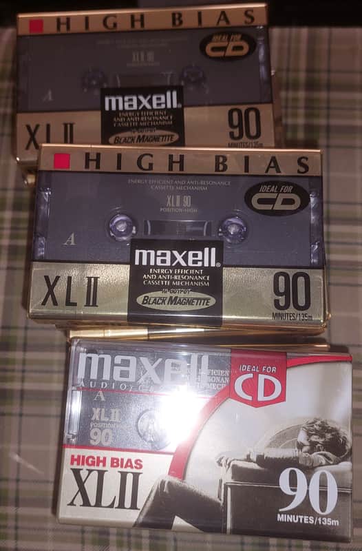 Sixteen Maxell Type II Hi Bias Cassette Tapes image 1