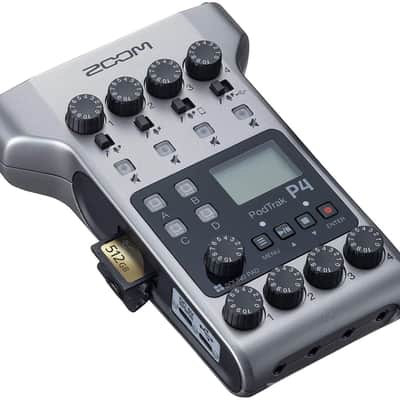 Zoom PodTrak P4 Portable Multitrack Podcast Recorder image 3