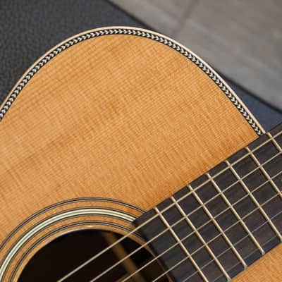 2023 Martin OM-28 Modern Deluxe Acoustic Guitar Natural + HSC image 3