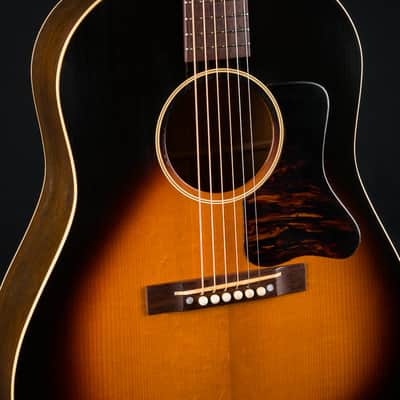 Pre-War Slope Shoulder Sunburst Torrefied Adirondack Spruce and Mahogany Distress Level 1 Used (2023) image 6