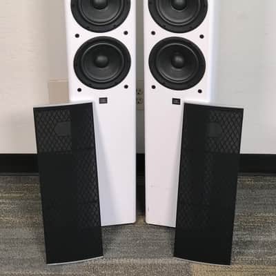 JBL Stage A180 Floor-Standing Speaker White Pair image 1