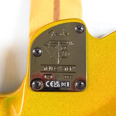 Fender 75th Anniversary American Ultra II Telecaster - Liquid Gold image 12
