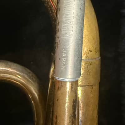 Yamaha YMP 201M Mellophone with case and mouthpiece, made in Japan image 6