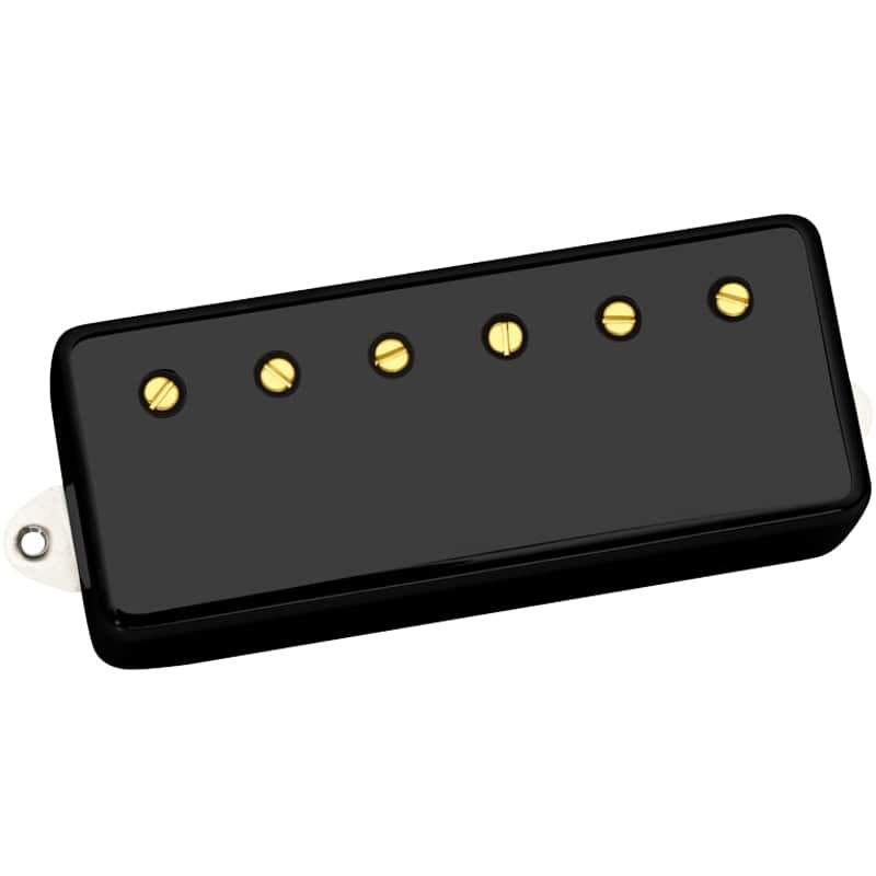 DiMarzio DP242 PG-13 Neck Guitar Pickup - Black with Gold Pole Pieces image 1