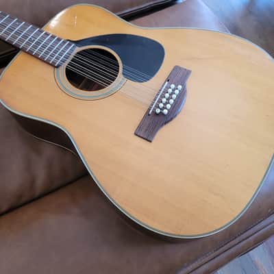 Vintage Yamaha FG-230 Red Label 12-String Acoustic Guitar MIJ Nippon Gakki Japan 1968-1972 image 5
