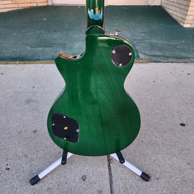 Firefly FFSP Single Cut Electric Guitar - Trans Green Burst image 7