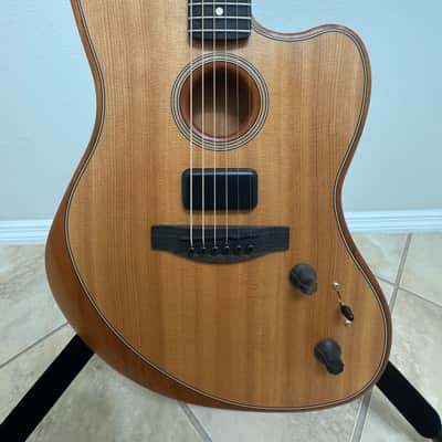 Fender American Acoustasonic Jazzmaster - Natural image 2