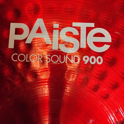 Paiste 24" Color Sound 900 Series Mega Ride Cymbal 2017 - Present - Red image 8