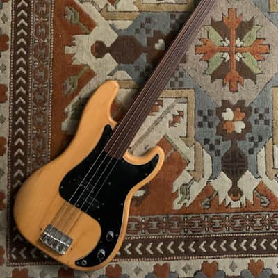Fender Precision Bass Fretless 1977 - Natural image 1