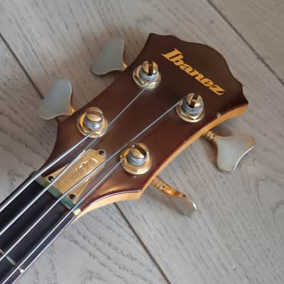 Ibanez Musician MC-924H AJ10 Alphonso Johnson Signature, Factory Hybrid Fretted & Fretless Bass, 1981 - Dark Satin image 8