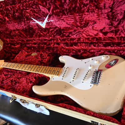 Fender Custom Shop Fat 50’s Stratocaster Relic LTD 2017 - Aged Desert Sand #0453 image 18