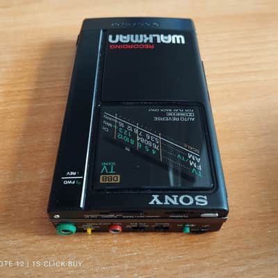 Sony WM F404 1988 - Sony recorder radio Cassette Walkman WM F404 black Cassette player working image 7