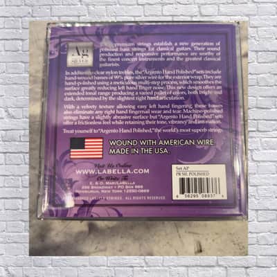 La Bella Pure Silver Hand Polished AP Guitar Strings, Full Set image 2
