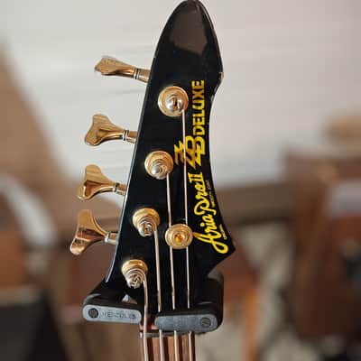 1980s Aria Pro II ZZB Deluxe Tiger Zebra Stripe MIJ Matsumoku Japan Vintage Bass image 7