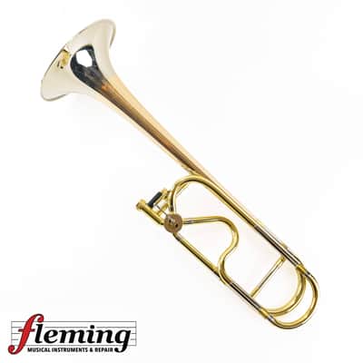 Adams Custom TB1 Professional Tenor Trombone - Two-Tone Rose Brass/Silver (Serial #055) image 9
