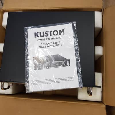 Kustom Groove 600HD 600-Watt Bass Amp Head NOS | Reverb