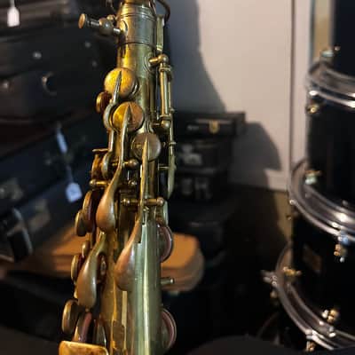 Indiana Band Inst CO. Elkhart IND Alto Saxophone Low Pitch A / 7498 image 13